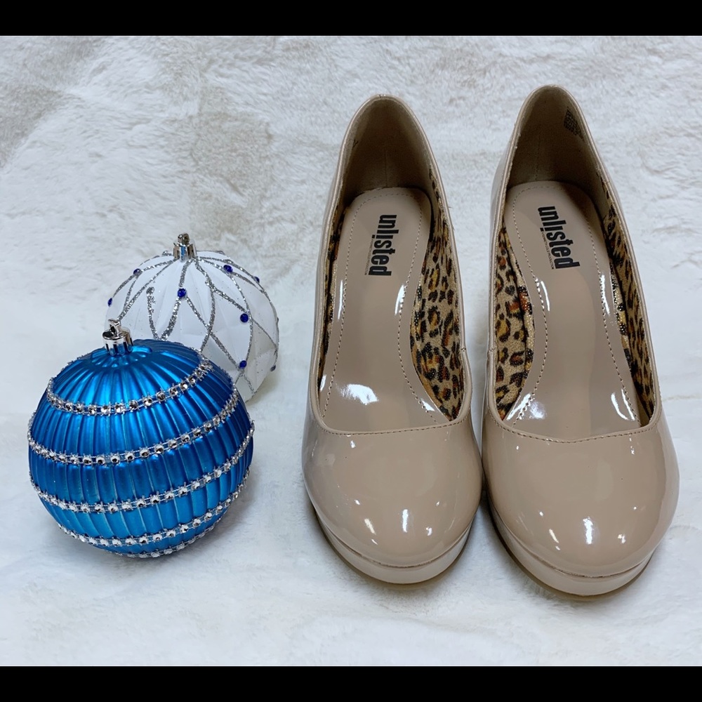 Nude 8.5 Unlisted by Kenneth Cole Platform Heels